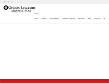 Tablet Screenshot of grants-law.com